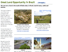 Tablet Screenshot of buylandinbrazil.com